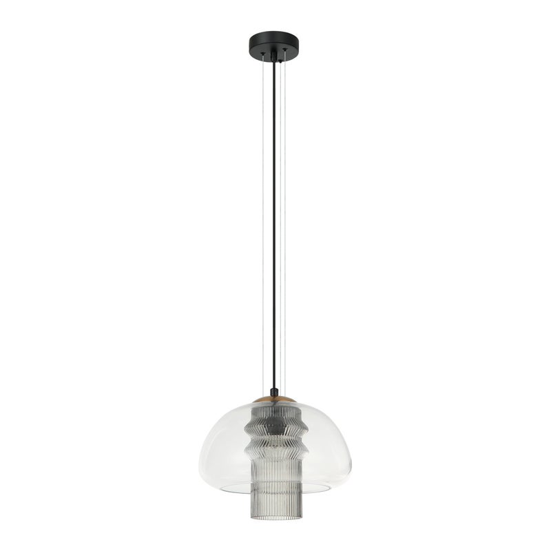 Lampa wisząca FEDER czarna 1 x E27 x 40W wym: 92 x 25 x 25 cm Italux