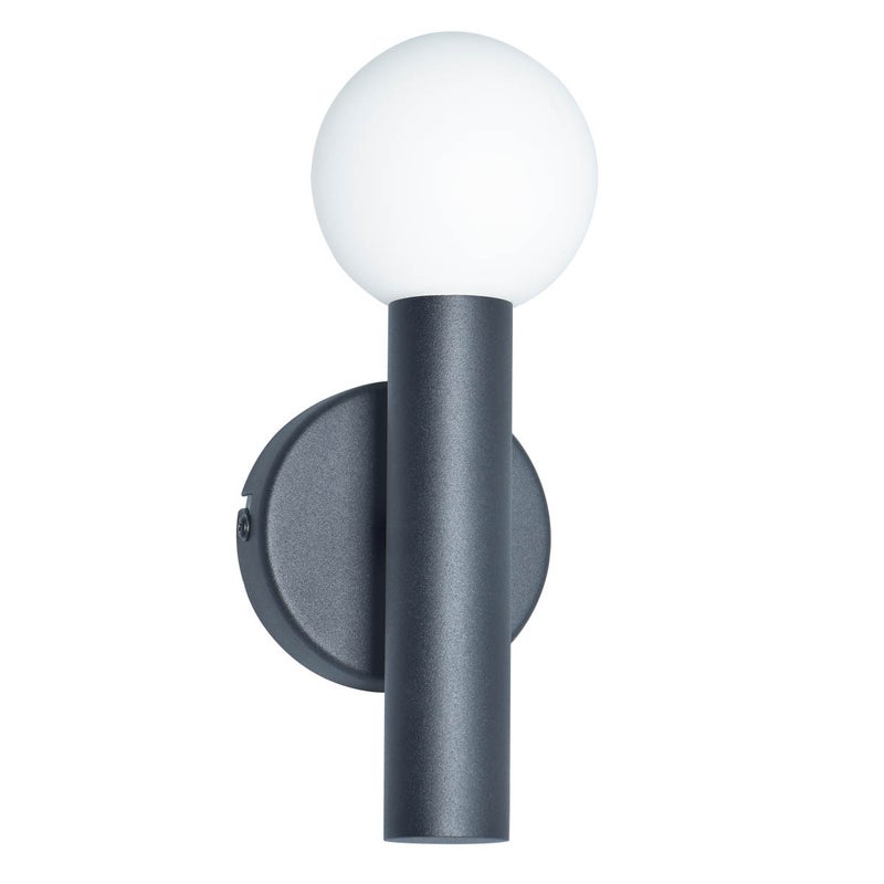 Kinkiet nowoczesny FILANO czarny piaskowany 1xG9x5W wym: 22,6x8,4x9 cm IP20 Italux