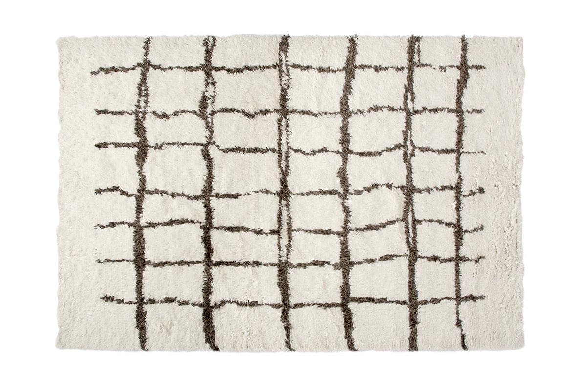 Dywan Berberi Ateuf 115x65 cm, 100% wełny, miękki i wygodny do salonu, ciepły i elegancki design