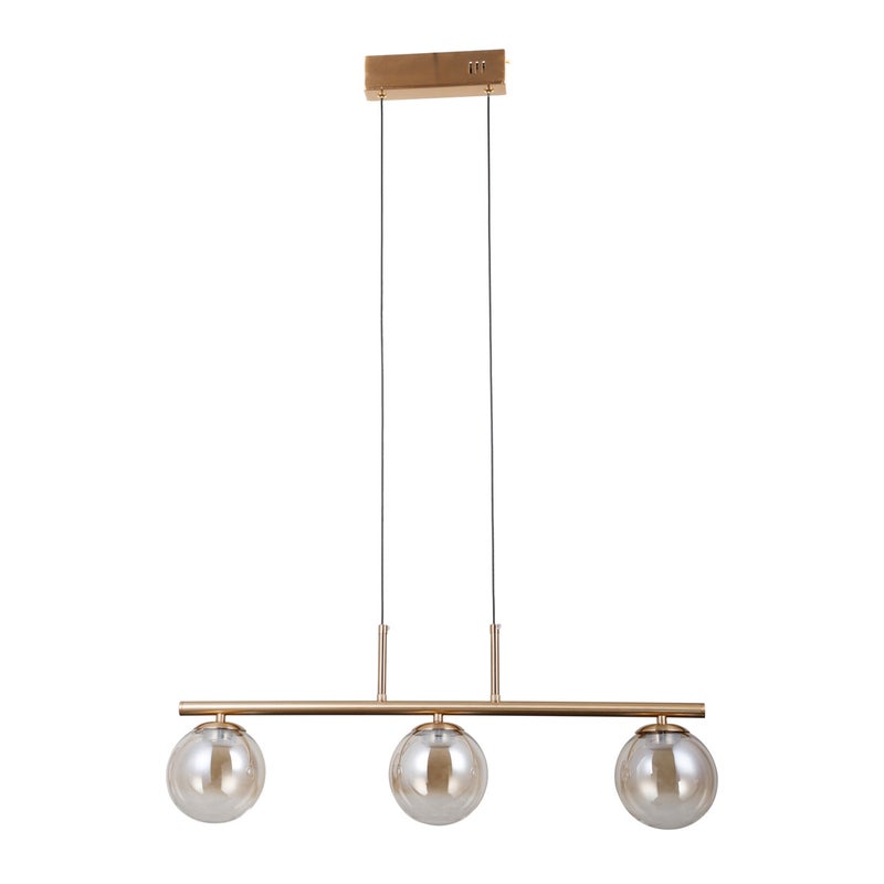 Lampa wisząca VELADA LED 15W Ciepła biel 610lm złota wym: 120 x 71 x 13 cm Italux