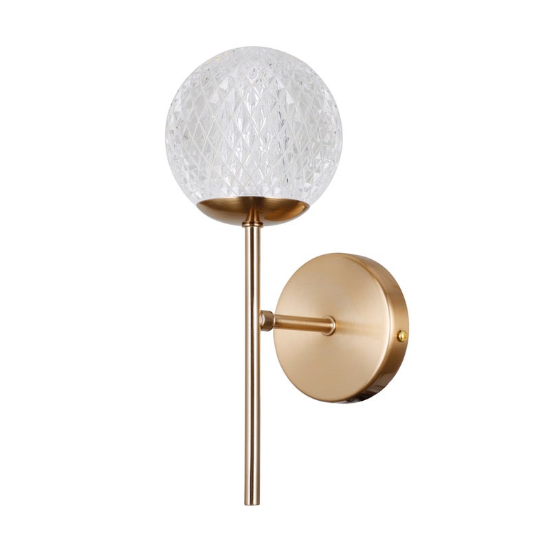 Kinkiet nowoczesny PADRI złoty 1xG9x5W wym: 28x11x15,8 cm IP20 Italux