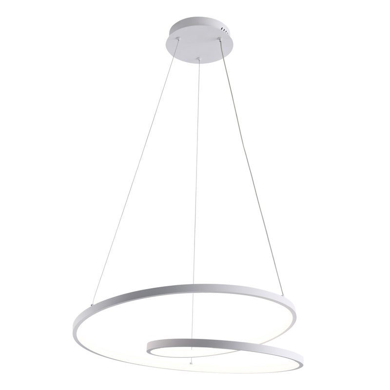 Lampa wisząca REINA LED 40W Odcienie bieli 2600lm biała piaskowana wym: 150 x 60 x 60 cm Italux
