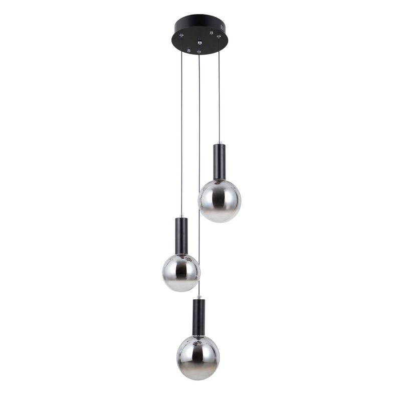 Lampa wisząca STRELA LED 15W Ciepła biel 1188lm czarna matowa wym: 120 x 33 x 33 cm Italux