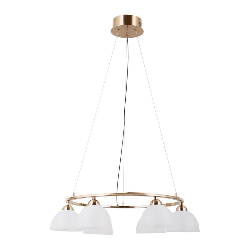 Lampa wisząca MONTIELA LED 30W Ciepła biel 1544lm złota wym: 120 x 63 x 63 cm Italux