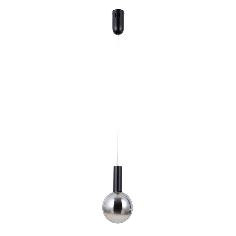 Lampa wisząca STRELA LED 5W Ciepła biel 459lm czarna matowa wym: 120 x 15 x 15 cm Italux