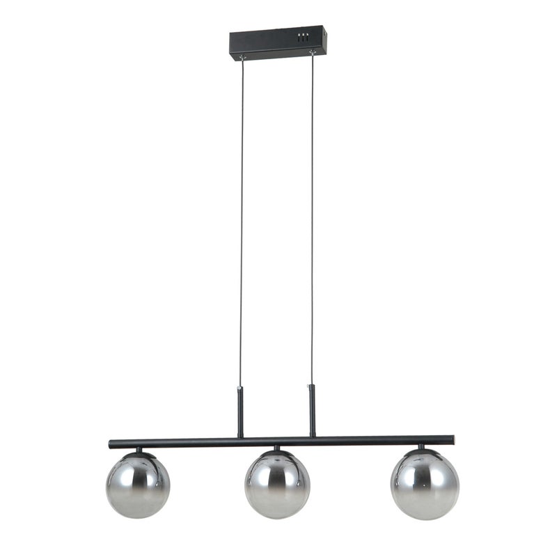 Lampa wisząca VELADA LED 15W Ciepła biel 610lm czarna matowa wym: 120 x 71 x 13 cm Italux