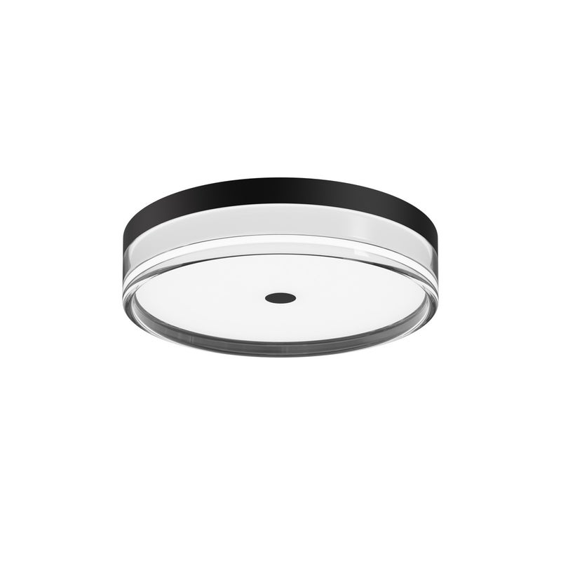 Plafon okrągły MOLINO LED 24W Odcienie bieli 2640lm czarny wym: 7 x 30 x 30 cm IP40 Italux
