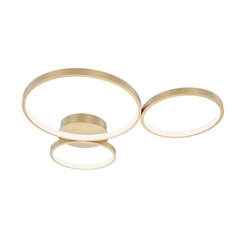 Lampa wisząca MAVER LED 40W Odcienie bieli 2100lm złota wym: 6,1 x 61,2 x 61,2 cm Italux