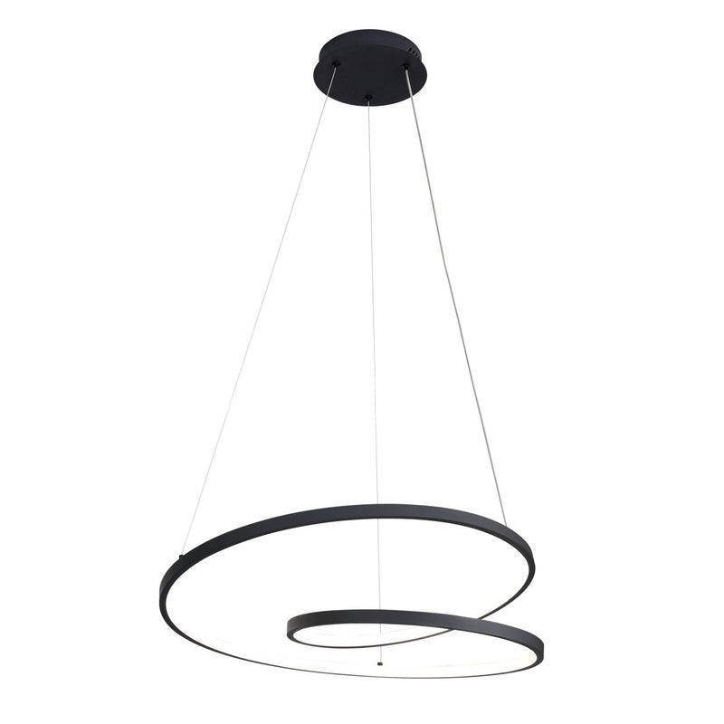 Lampa wisząca REINA LED 40W Odcienie bieli 2600lm czarna piaskowana wym: 150 x 60 x 60 cm Italux