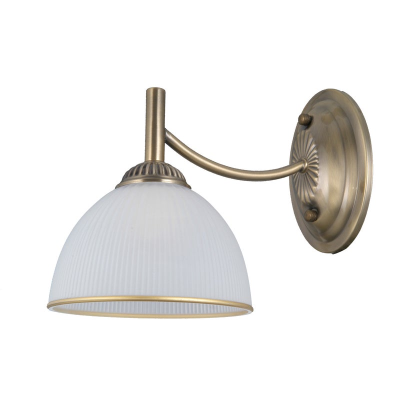 Kinkiet FENER antyczny mosiądz 1xE27x40W wym: 21x15x26 cm IP20 Italux