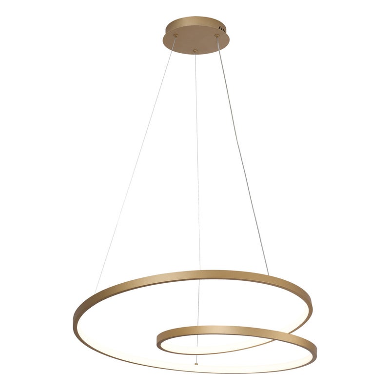 Lampa wisząca REINA LED 40W Odcienie bieli 2600lm złota wym: 150 x 60 x 60 cm Italux