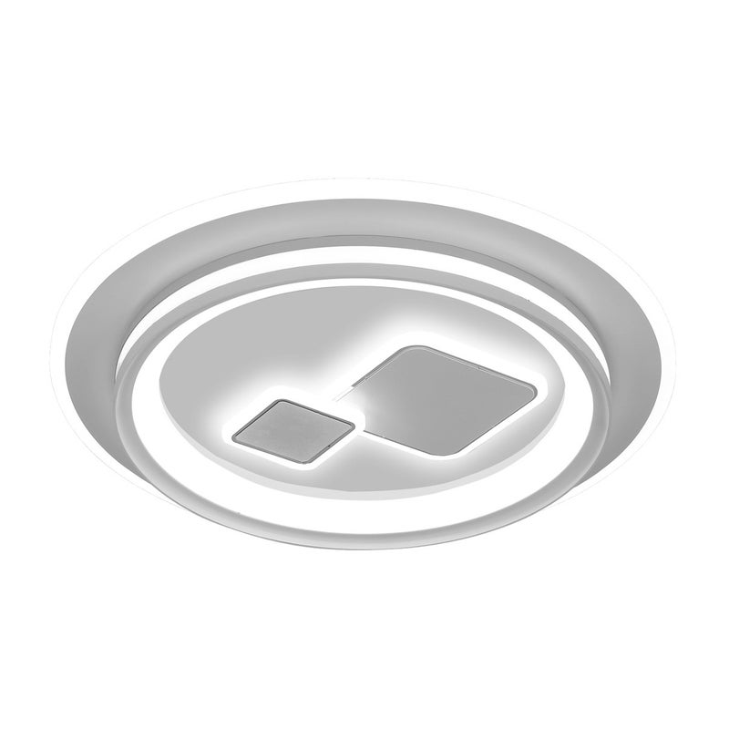 Plafon z pilotem okrągły PARCO LED 55W Odcienie bieli 3025lm biały wym: 8 x 50 x 50 cm IP20 Italux