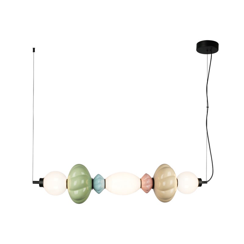 Lampa wisząca TORDI LED 24W Ciepła biel 2835lm beżowa wym: 120 x 90 x 20 cm Italux