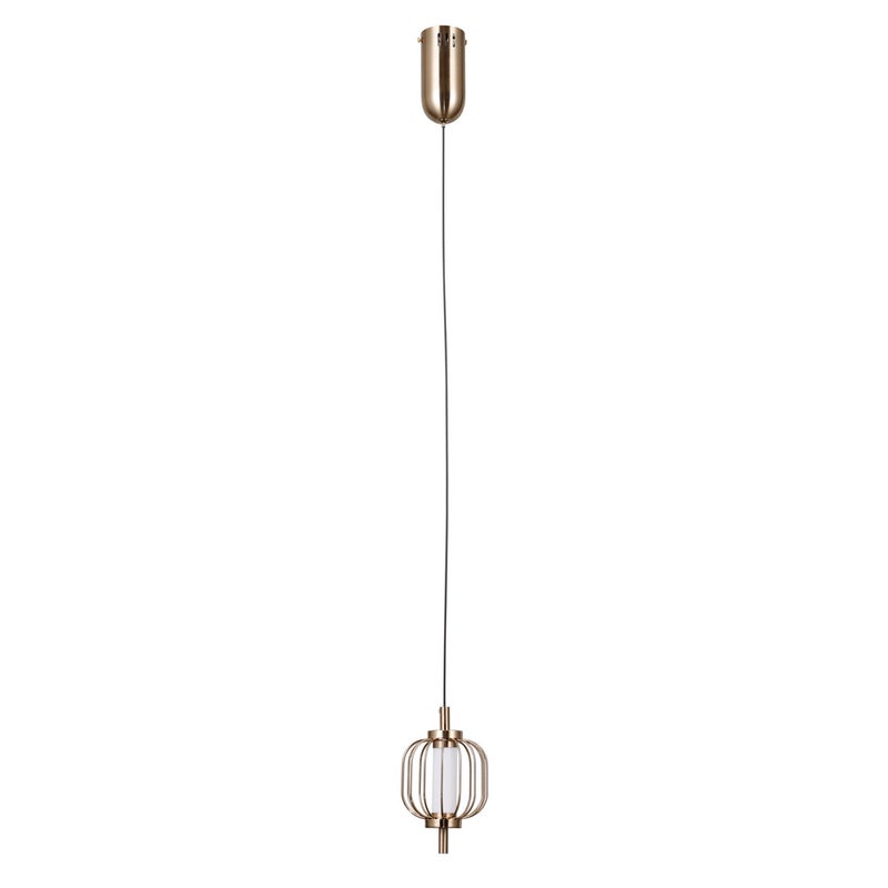 Lampa wisząca PEDRO LED 4W Ciepła biel 267lm złota wym: 120 x 11 x 11 cm Italux