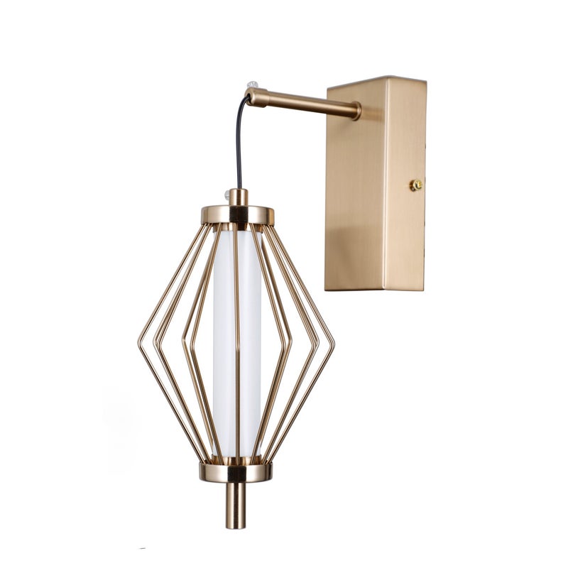 Kinkiet SEVIL LED 5W Ciepła biel 303lm złoty wym: 28,5x12,5x19,5 cm IP20 Italux