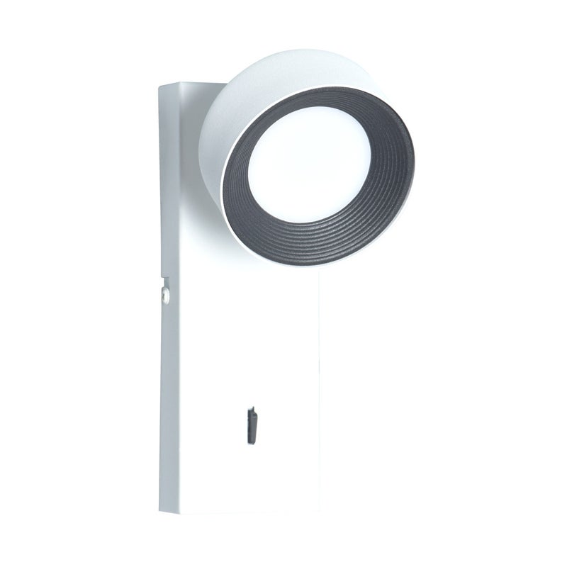 Kinkiet FONTEN LED 1.8W Neutralna biel 489lm biały piaskowany wym: 22x9x11,4 cm IP20 Italux