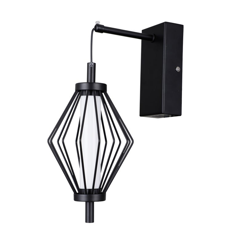 Kinkiet SEVIL LED 5W Ciepła biel 303lm czarny matowy wym: 28,5x12,5x19,5 cm IP20 Italux