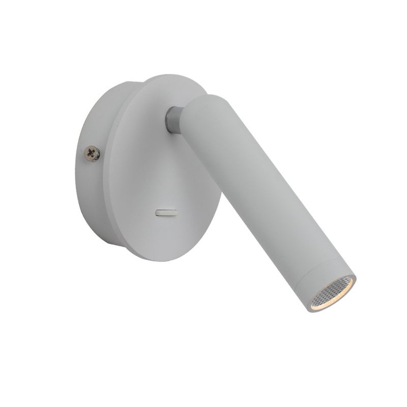 Kinkiet CARDA LED 2.5W Ciepła biel 164lm biały wym: 13x12x9 cm IP20 Italux