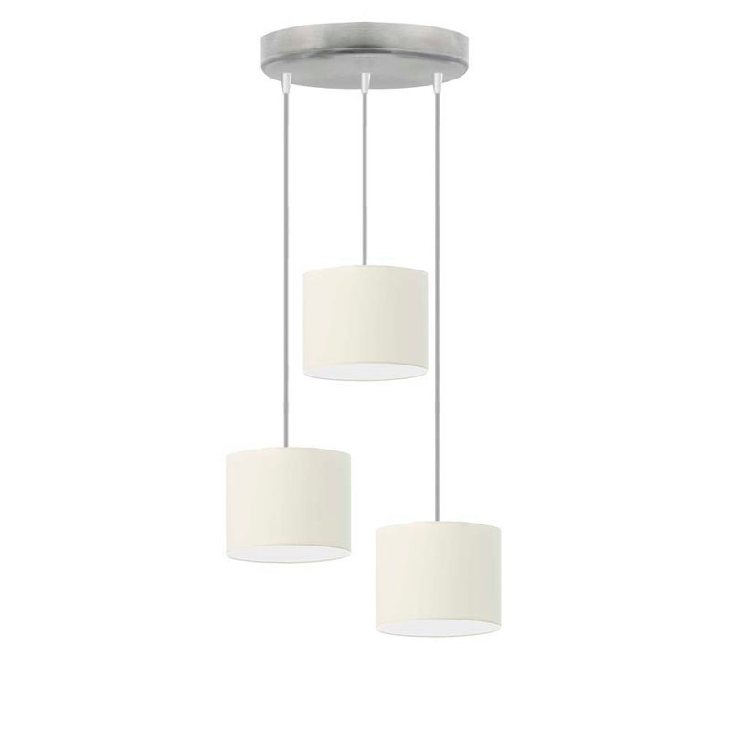 Lampa wisząca zwis żyrandol sufitowa z abażurami walec JAZZ Z3