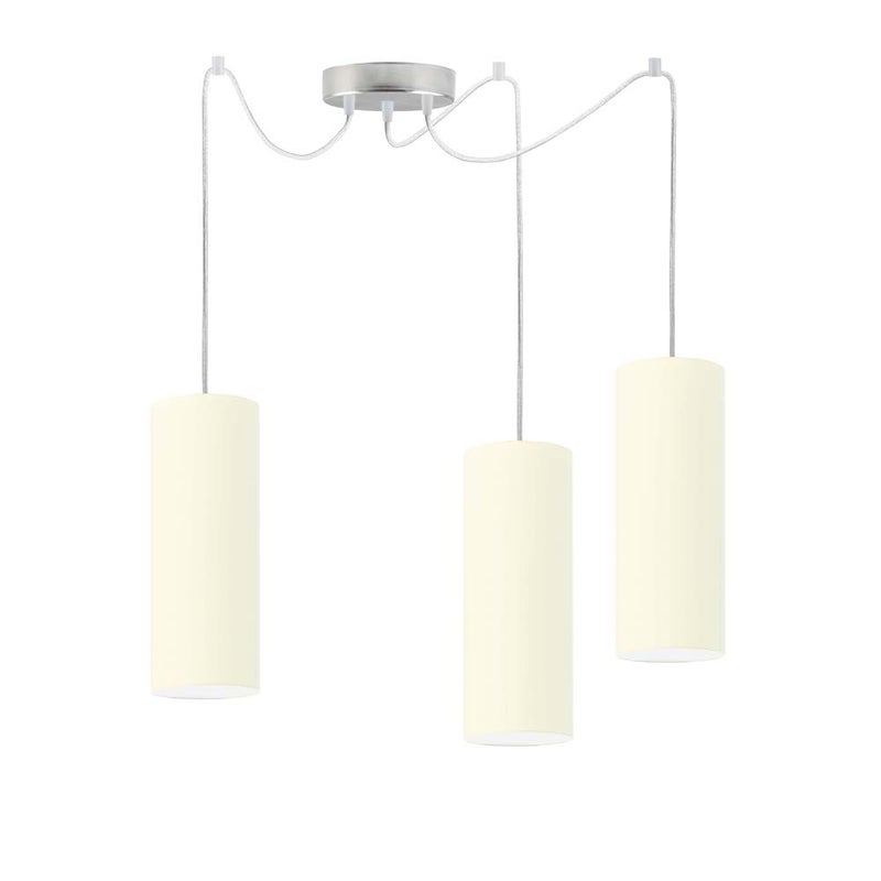 Lampa wisząca zwis żyrandol sufitowa z abażurami tuba POGO Z3