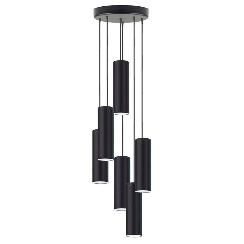 Lampa wisząca zwis żyrandol sufitowa z abażurami tuba FINE Z6