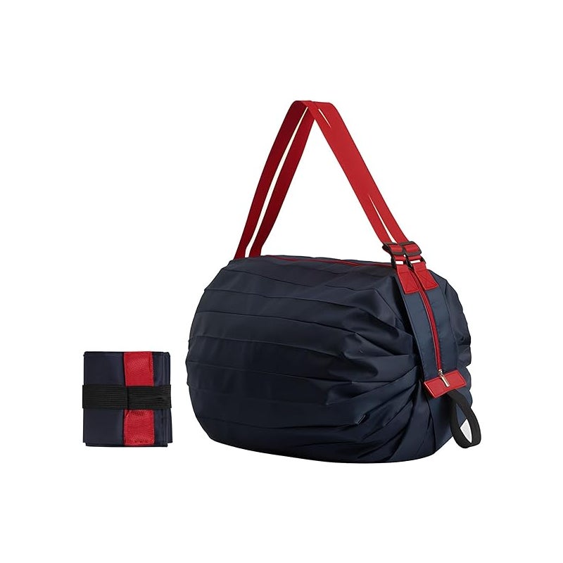 Składane torby na zakupy w torbie, wielokrotnego użytku składane torby z tkaniny Oxford do podróży, fitnessu, zakupów, kempingu i odzieży zimowej