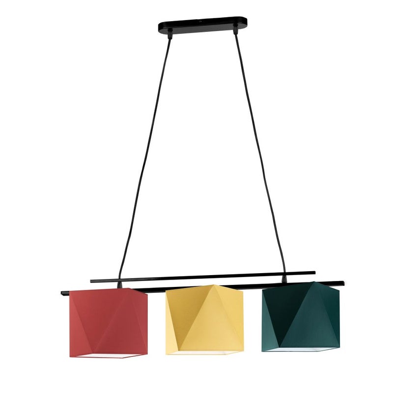 Lampa wisząca zwis żyrandol sufitowa z abażurami diament BARCELONA Z3