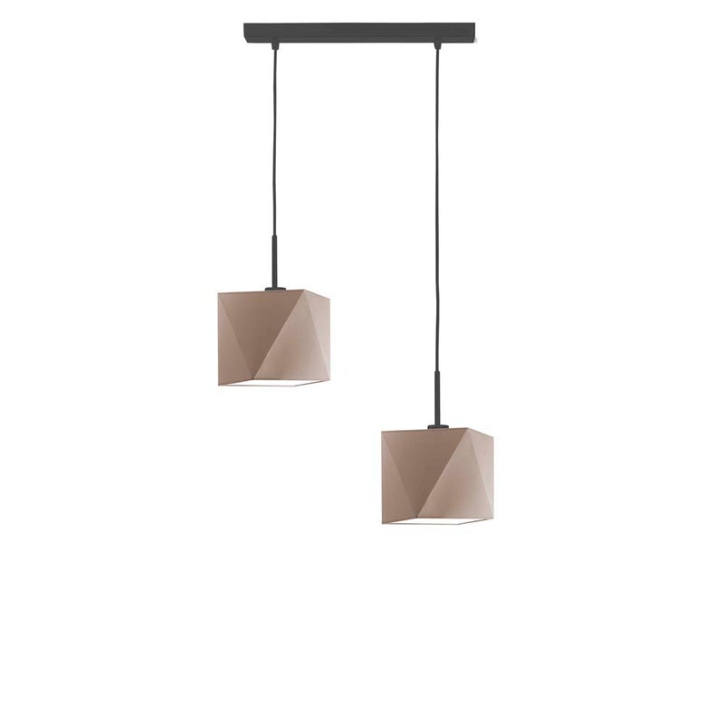 Lampa wisząca zwis żyrandol sufitowa z abażurami diament BELARUS Z2