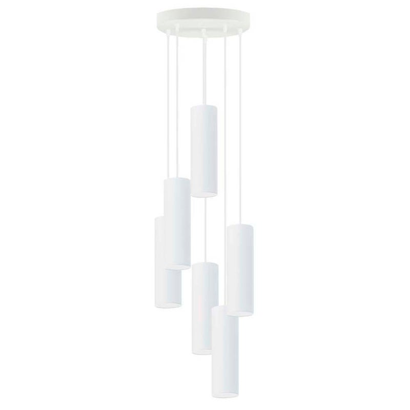 Lampa wisząca zwis żyrandol sufitowa z abażurami tuba FINE Z6