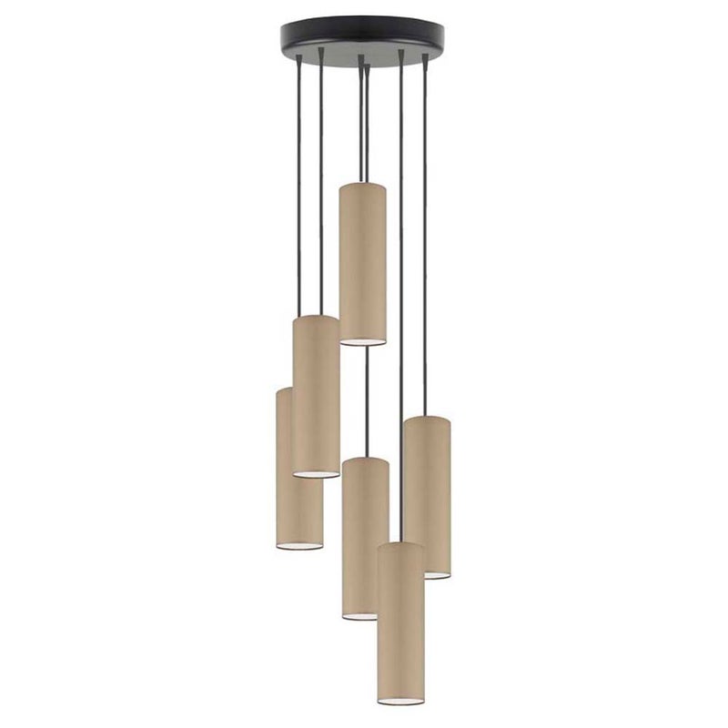 Lampa wisząca zwis żyrandol sufitowa z abażurami tuba FINE Z6
