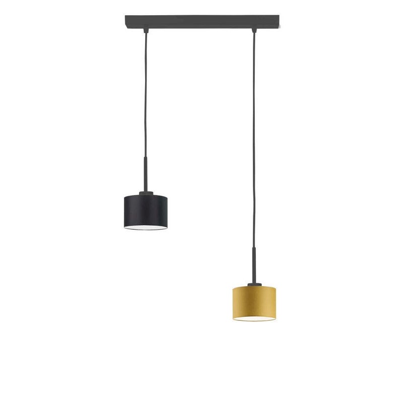 Lampa wisząca zwis żyrandol sufitowa z abażurami walec JAZZ Z2