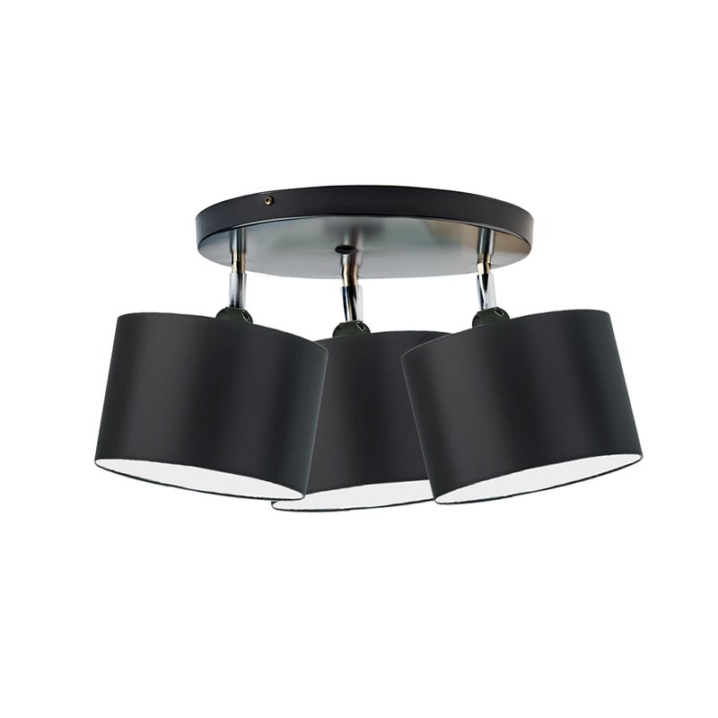 Lampa żyrandol plafon sufitowa z abażurami walec JAZZ P3