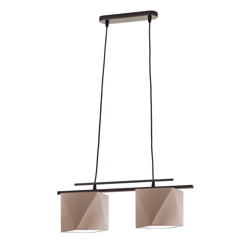 Lampa wisząca zwis żyrandol sufitowa z abażurami diament BARCELONA Z2