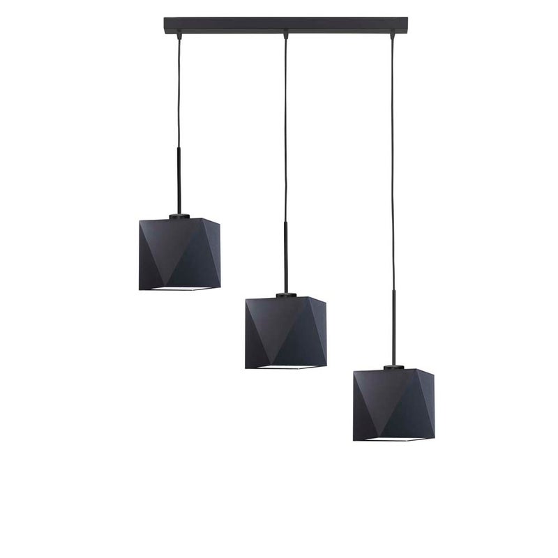 Lampa wisząca zwis żyrandol sufitowa z abażurami diament BELARUS Z3