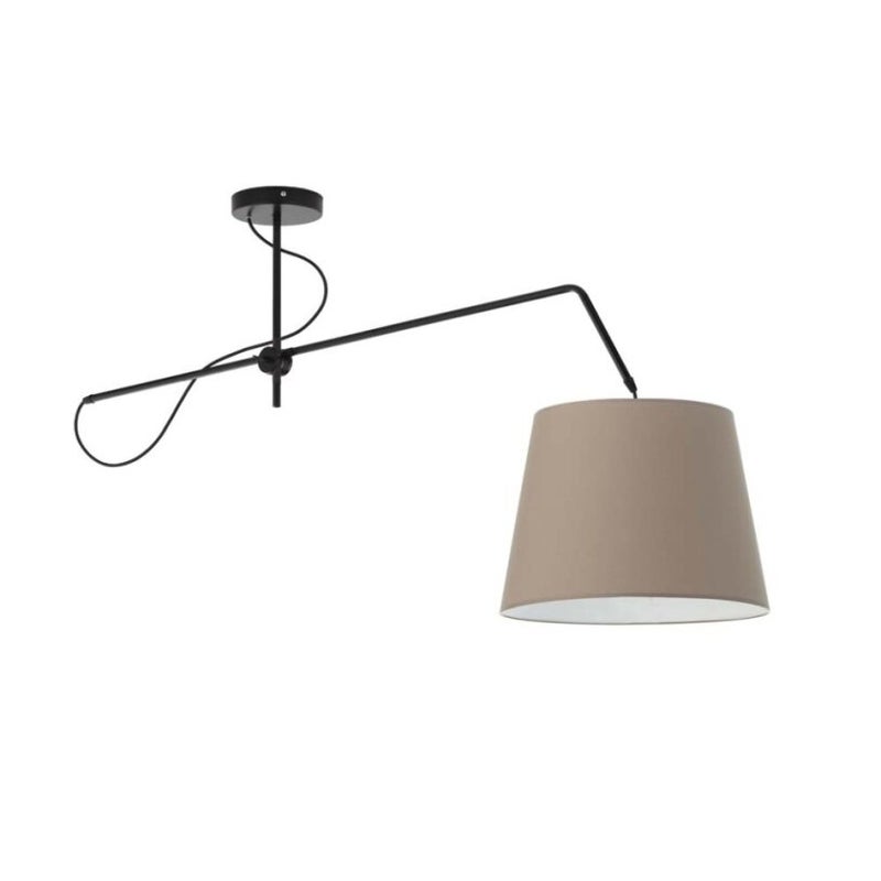 Lampa wisząca przegubowa sufitowa regulowana z abażurem stożek MODERN