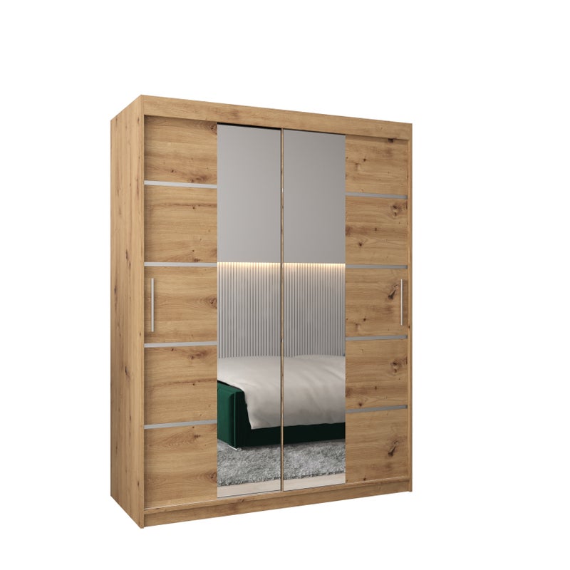 Szafa przesuwna garderoba Verona 4 150 x 62 x 200 cm Artisan - Abiks Meble