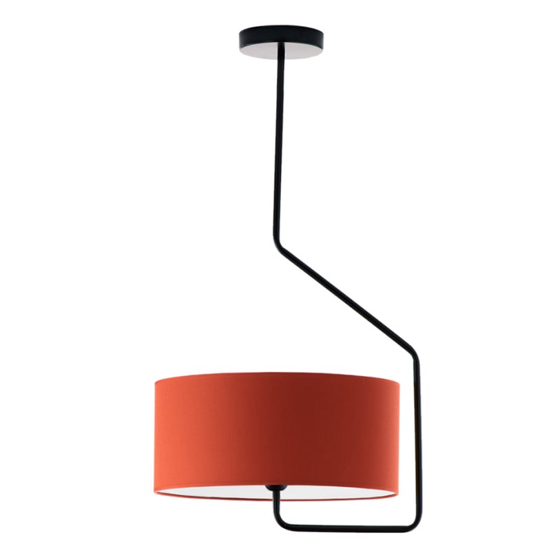 Lampa wisząca zwis żyrandol sufitowa z abażurem walec MARK Z1