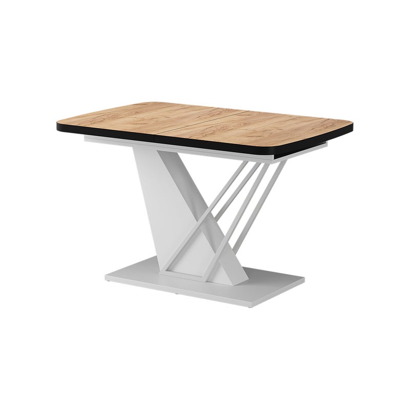 Vicco Stół jadalny Fenaro, Gold power dąb/biały, 120 x 80 cm rozszerzalny