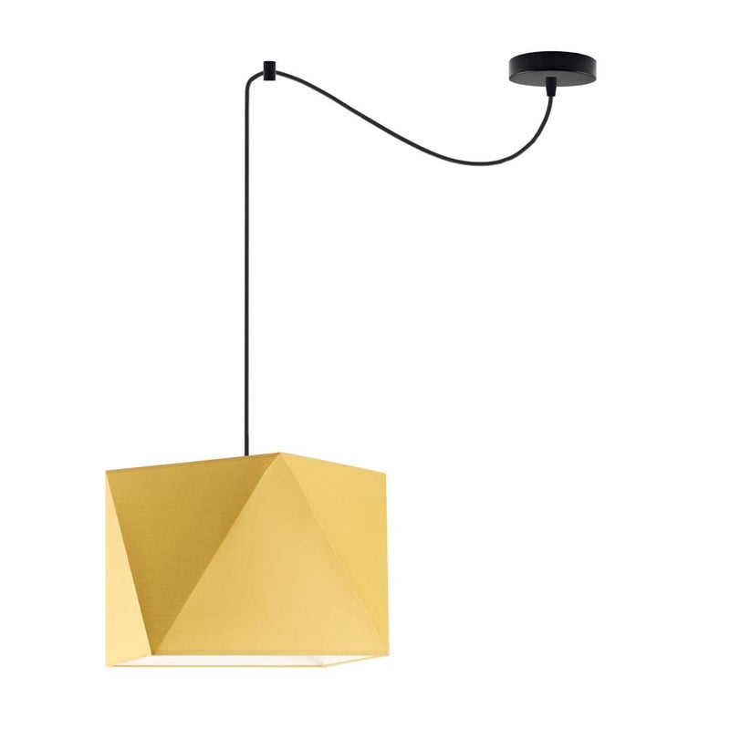Lampa wisząca zwis żyrandol sufitowa z abażurem diament POP Z1