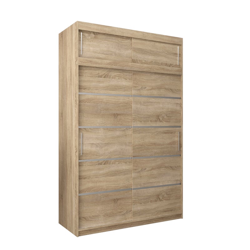 Szafa przesuwna z nadstawką garderoba Verona 1 150 x 62 x 240 cm Sonoma - Abiks Meble