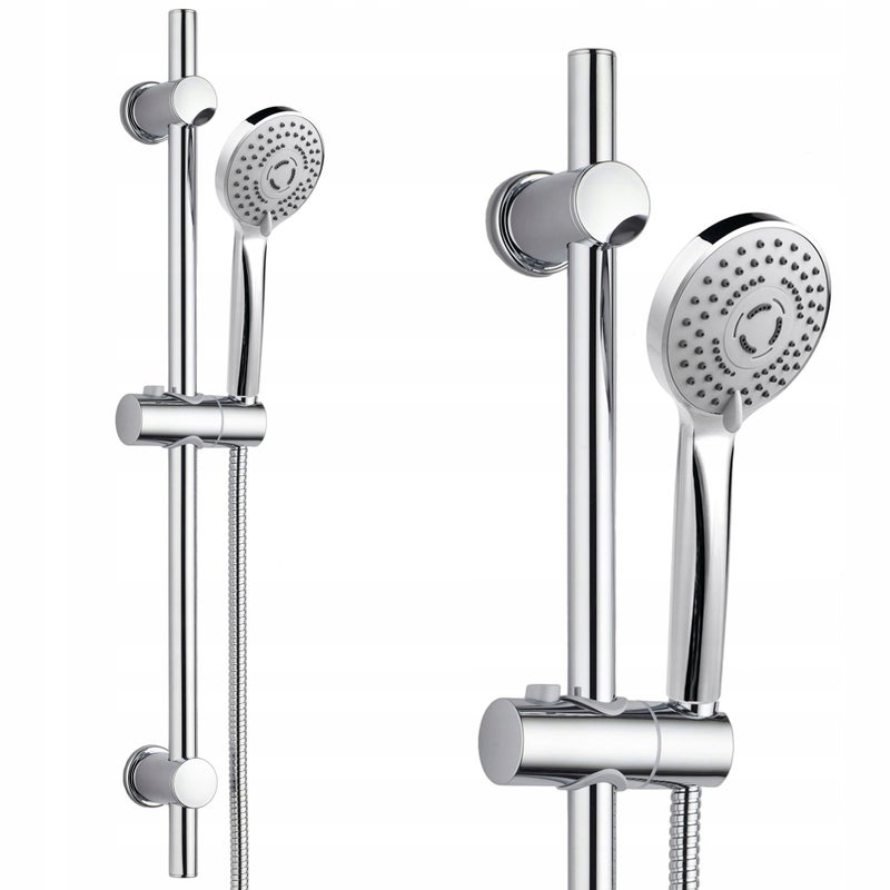 DRĄŻEK UCHWYT PRYSZNICOWY REGULOWANY WĄŻ SŁUCHAWKA PRYSZNICOWA 3 FUNKCYJNA