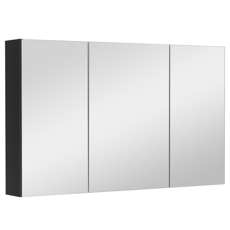 Szafka lustrzana 100 cm czarna