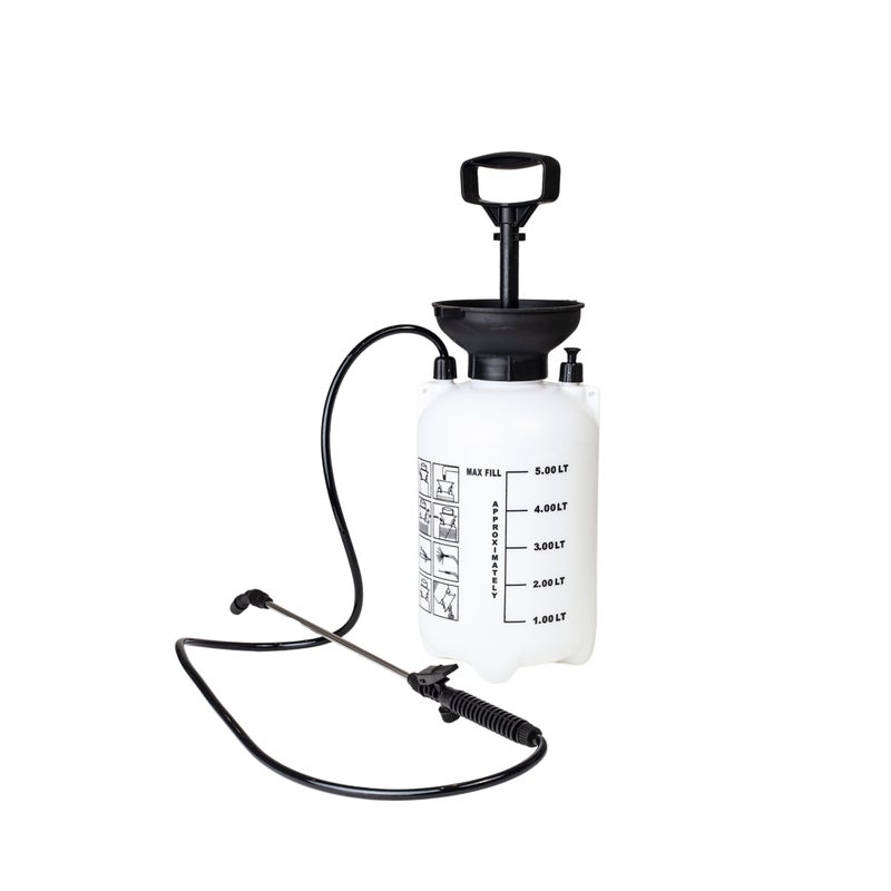 Opryskiwacz ciśnieniowy ręczny 5l, precyzyjny i bezpieczny do ogrodów Be-active.pl