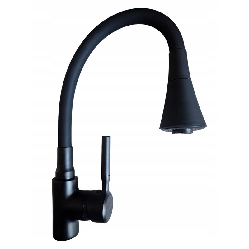 Bateria kuchenna stojąca Estiva Beva Black czarna matowa elastyczna 1 szt.