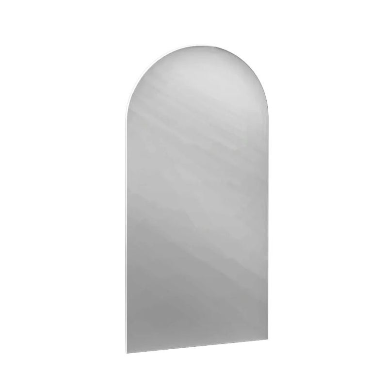 Lustro łazienkowe COCO 50 cm biały połysk półowalne