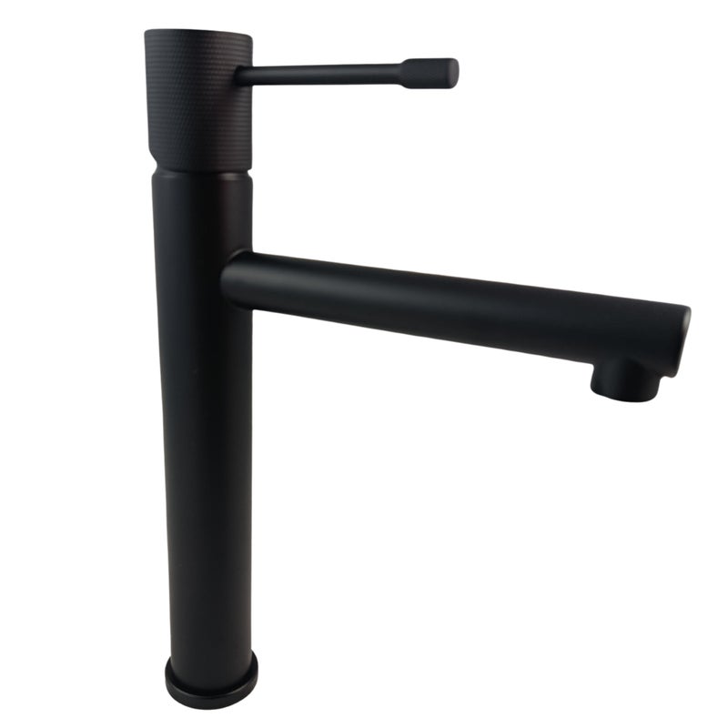 Bateria umywalkowa nablatowa Estiva Rinda 30 cm czarna matowa 1 szt.