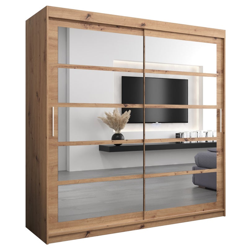 Szafa przesuwna garderoba ROMA 2 200 x 62 x 200 cm Artisan - Abiks Meble