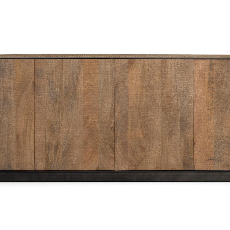 Komoda z 4 drzwiami z drewna mango, 200 cm