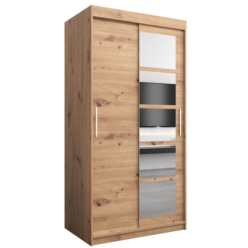 Szafa przesuwna garderoba ROMA 1 100 x 62 x 200 cm Artisan - Abiks Meble