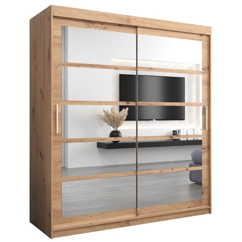 Szafa przesuwna garderoba ROMA 2 180 x 62 x 200 cm Artisan - Abiks Meble